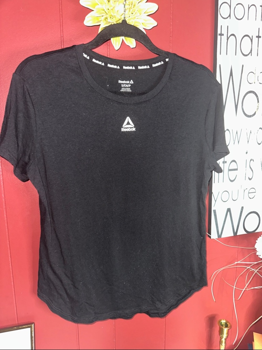 Reebok Short-Sleeve Logo Tee